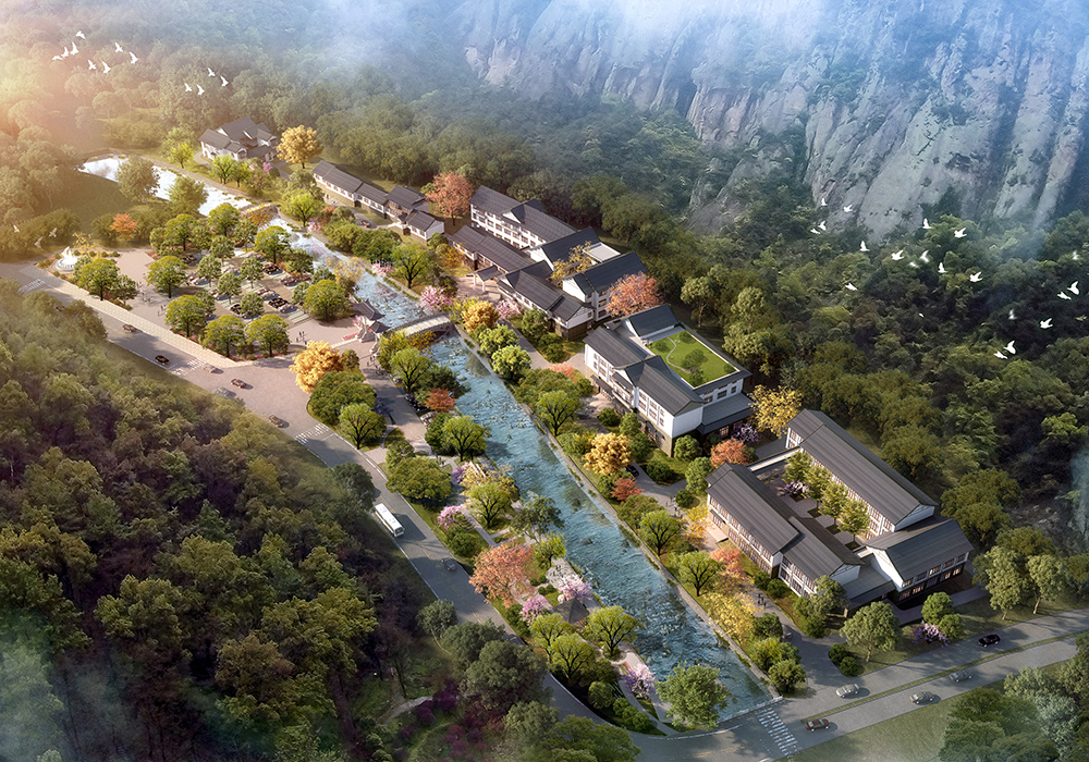 樂清市雁蕩山朝陽山莊改建項目效果圖 樂清市雁蕩山朝陽山莊改建項目效果圖